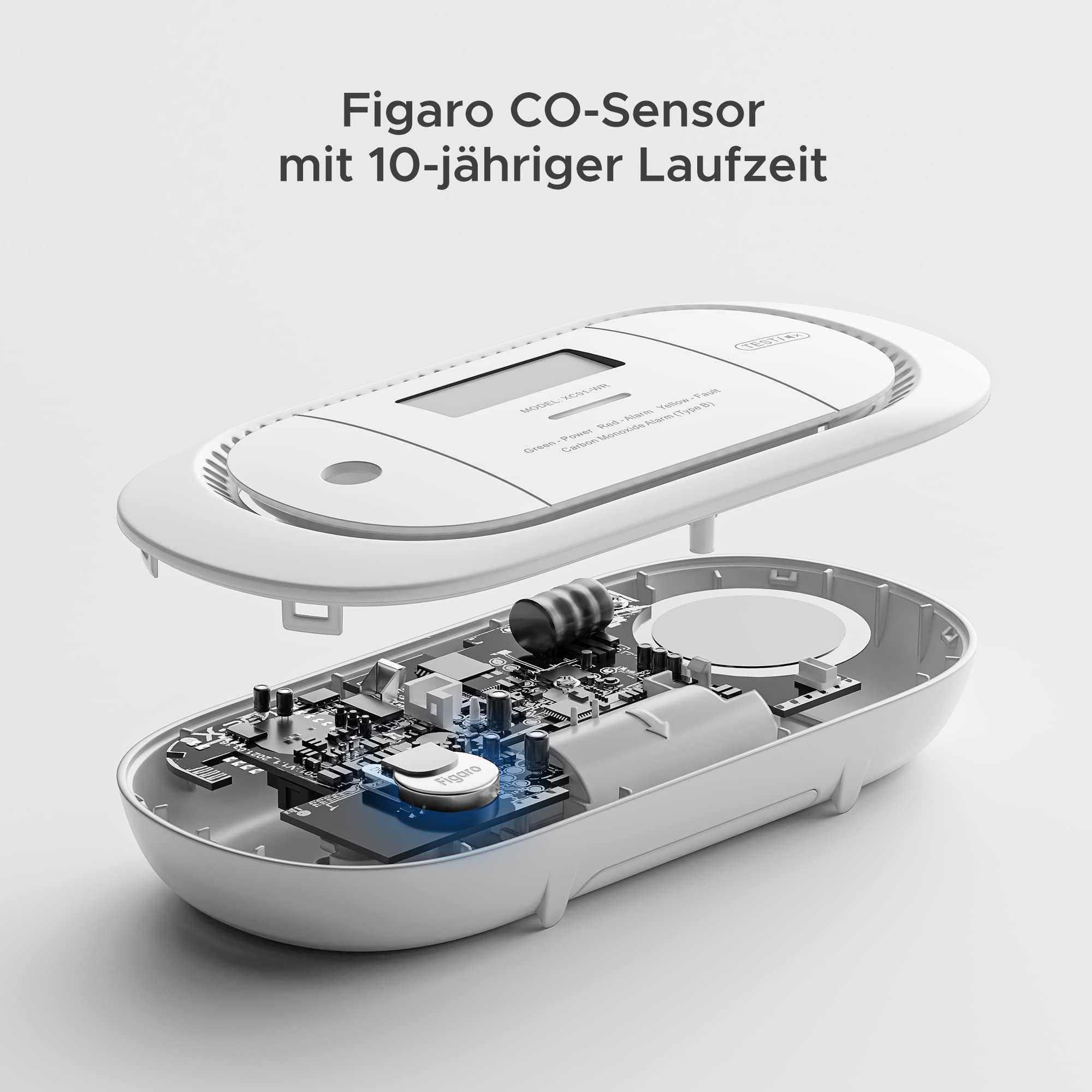 X-Sense XC01-WR Drahtlose Verbundene Kohlenmonoxid-Melder 2er Set - Ultimativer Schutz und Konnektivität für Ihr Zuhause Mesch Shop X-Sense XC01-WR Drahtlose Verbundene Kohlenmonoxid-Melder 2er Set - Ultimativer Schutz und Konnektivität für Ihr Zuhause Mesch Shop